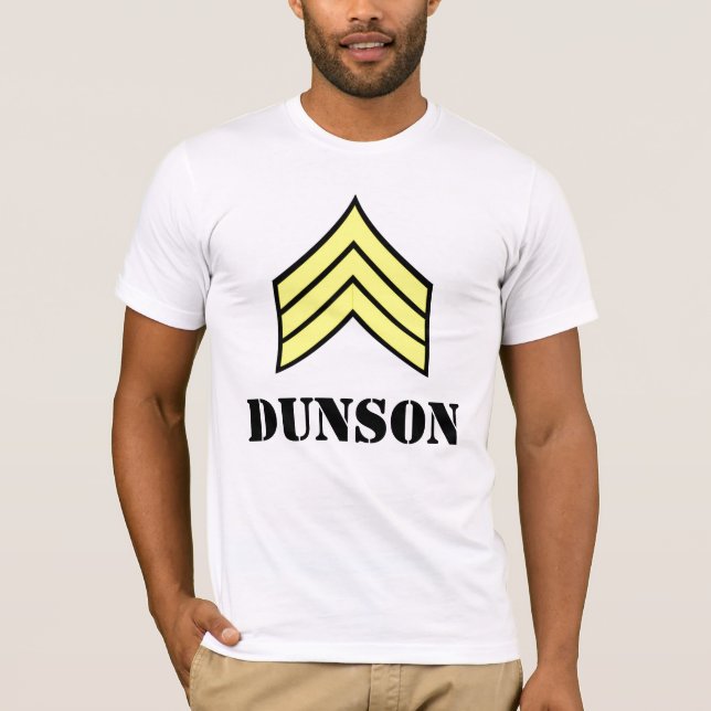 Sergeant Stripes D T-Shirt (Front)