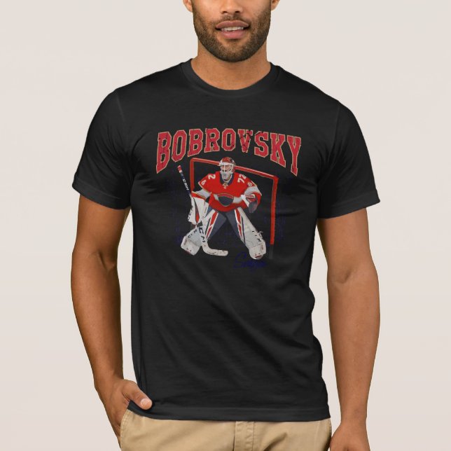 Sergei Bobrovsky Ice Hockey Player T-Shirt (Front)