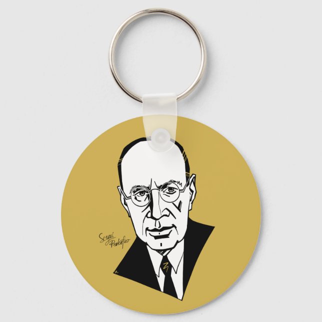 Sergei Prokofiev Key Ring (Front)