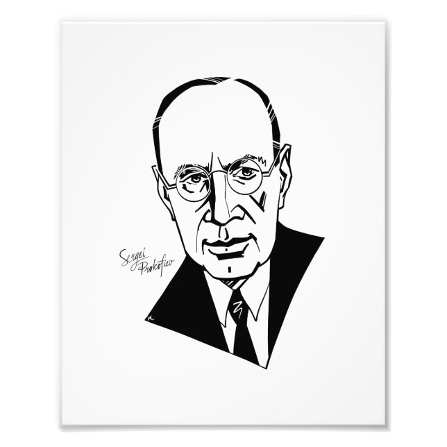 Sergei Prokofiev Photo Print (Front)