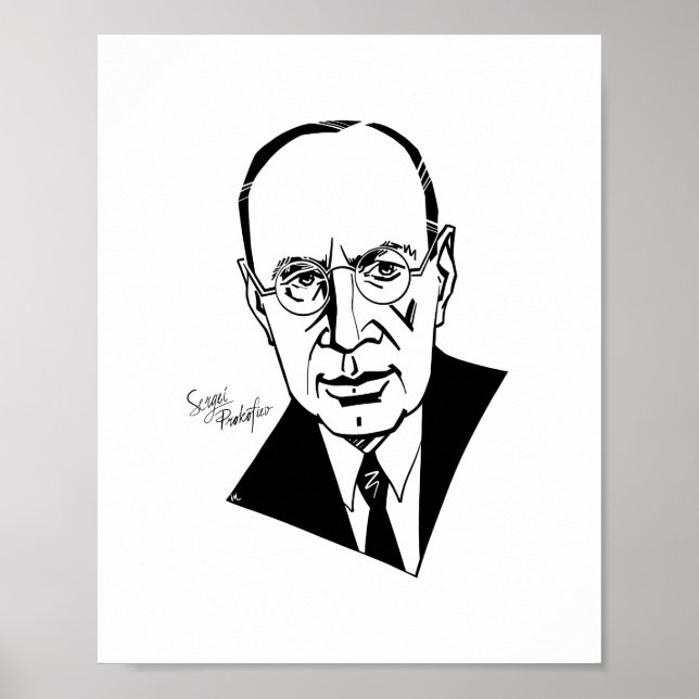 Sergei Prokofiev Poster (Front)