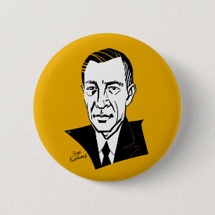 Sergei Rachmaninoff 6 Cm Round Badge