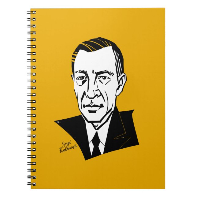 Sergei Rachmaninoff Notebook (Front)