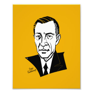 Sergei Rachmaninoff Photo Print