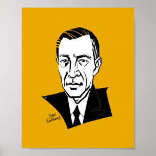 Sergei Rachmaninoff Poster