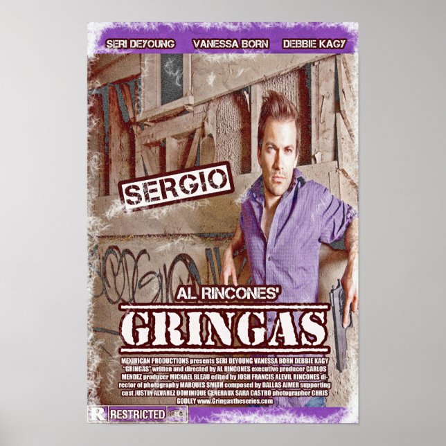 Sergio - Gringas Movie Poster (Front)