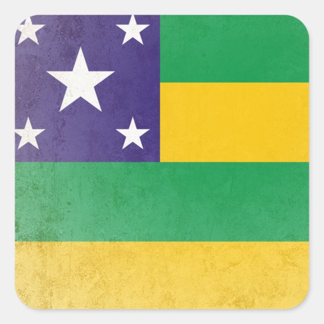 Sergipe Square Sticker (Front)