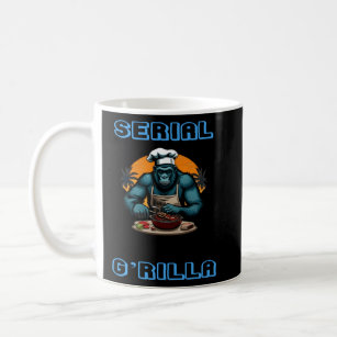 Serial G'Rilla Master Bbq Griller Fun Pun  Coffee Mug