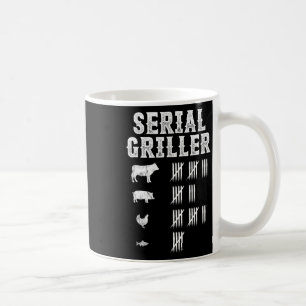 Serial Griller Funny Grilling Grill Bbq Master Fun Coffee Mug