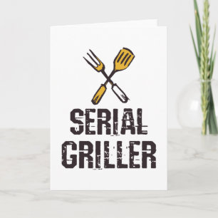 Serial griller Grill BBQ master Grill cutlery Card