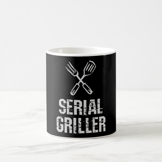 Serial griller Grill BBQ master Grill cutlery Coffee Mug (Center)