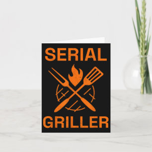 Serial Griller Grilling Bbq Grill Master Smoker Co Card
