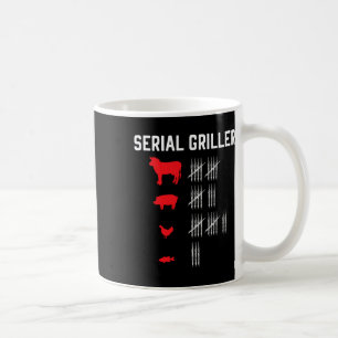 Serial Griller Grilling Grillmaster Rbecue Bbq Coffee Mug