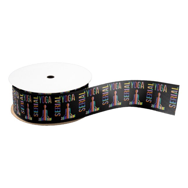 serial yoga (corner) - ribbon grosgrain ribbon (Spool)