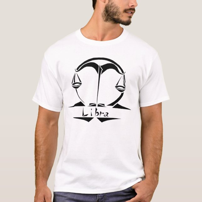 Series 1 Libra Black T-Shirt (Front)
