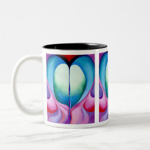 Series 1, No. 8, Georgia O'Keeffe, Two-Tone Coffee Mug