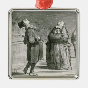 Series 'Actualites', Parisians Metal Ornament