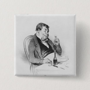 Series 'Galerie physionomique', Bordeaux 15 Cm Square Badge