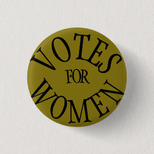 series of 8 collectable suffrage button
