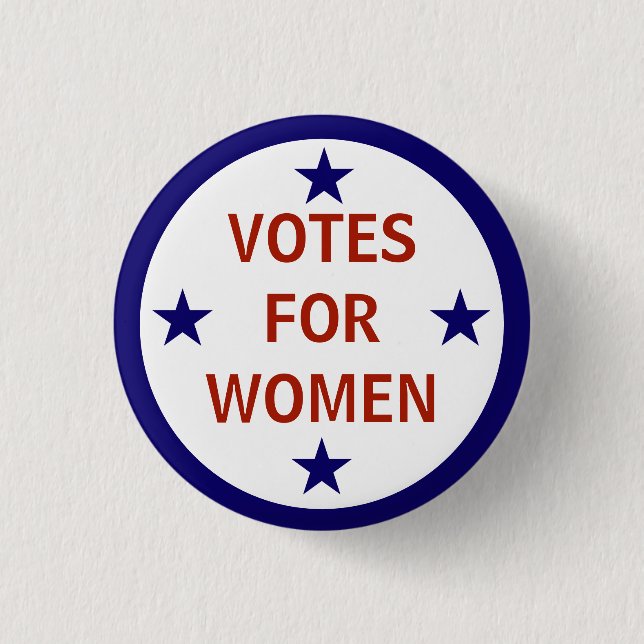 series of 8 collectable suffrage button (Front)