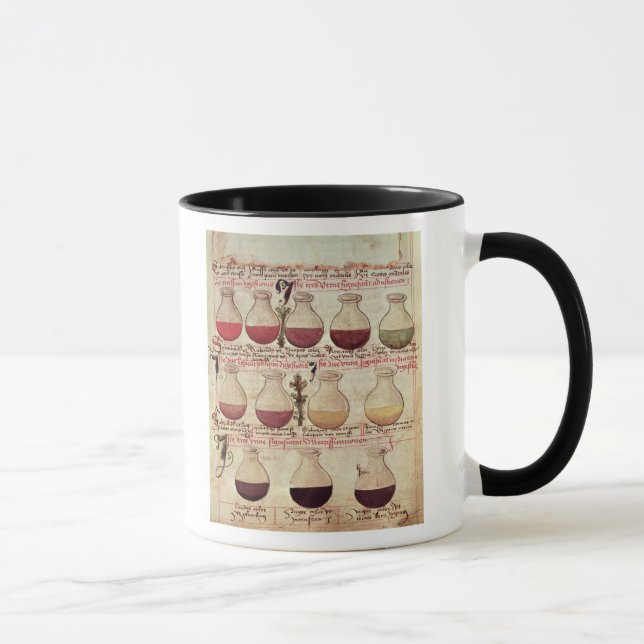 Series of flagons for urine analysis mug (Right)