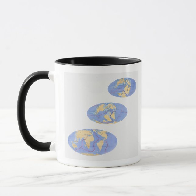 Series of Illustrations of Earth Mug (Left)