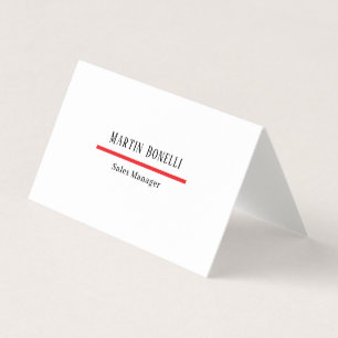 Serif Font Classical Simple Professional Linen Business Card