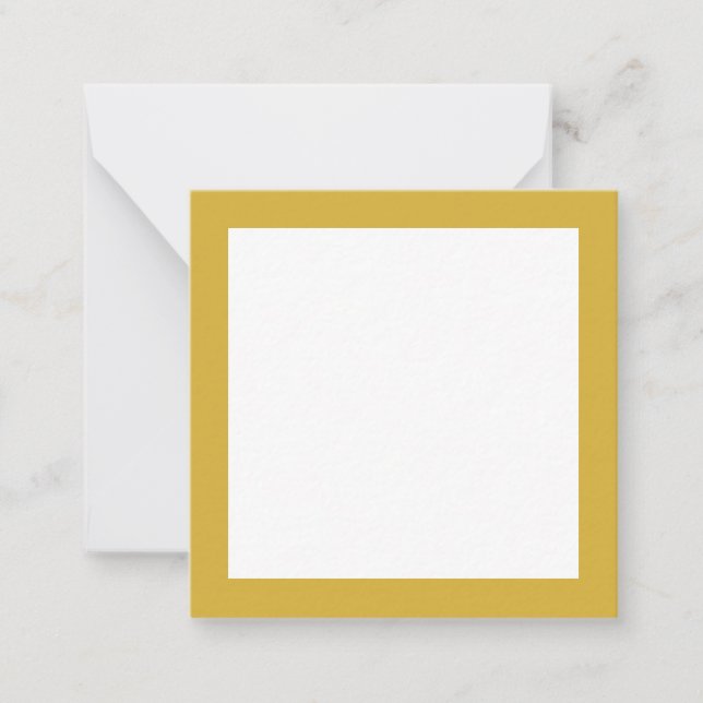 Serif Font Simple Professional Plain Gold White Card (Front)