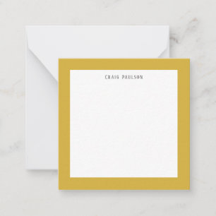 Serif Font Simple Professional Plain Gold White Card
