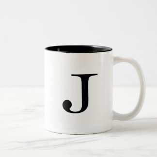Serif J Mug