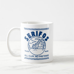 Serifos: all cliff, no pretence coffee mug