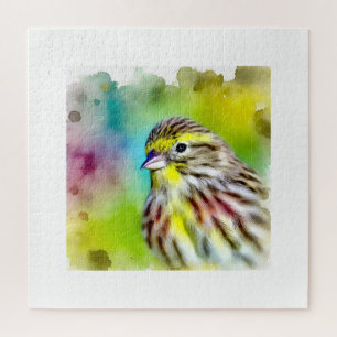 Serin alario 210624AREF103 - Watercolor Jigsaw Puzzle
