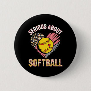 Serious About Softll _2  6 Cm Round Badge