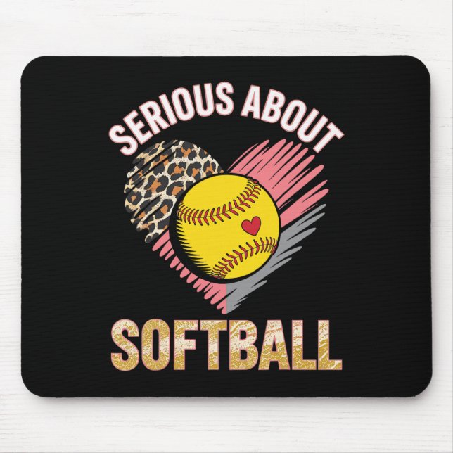 Serious About Softll _2  Mouse Pad (Front)