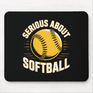 Serious About Softll Funny _2 Mouse Pad