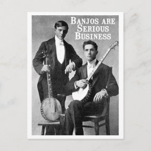 Serious Business Postcard