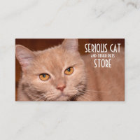 Serious Cat and other pets customisable