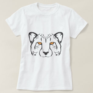 Serious Cheetah Cat T-Shirt