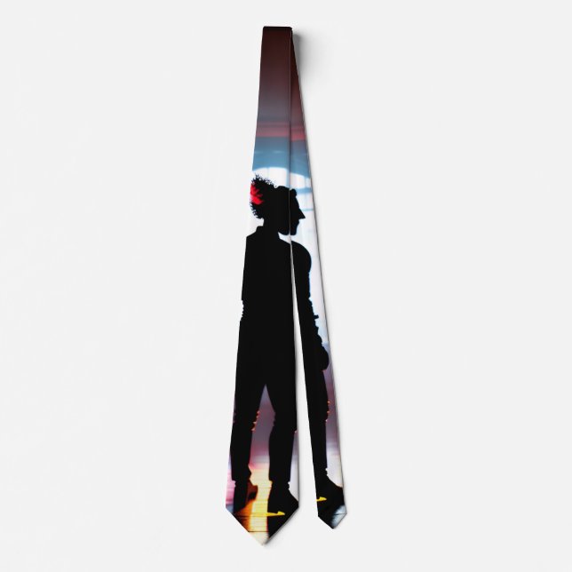 Serious Clown Neck Tie (Front)
