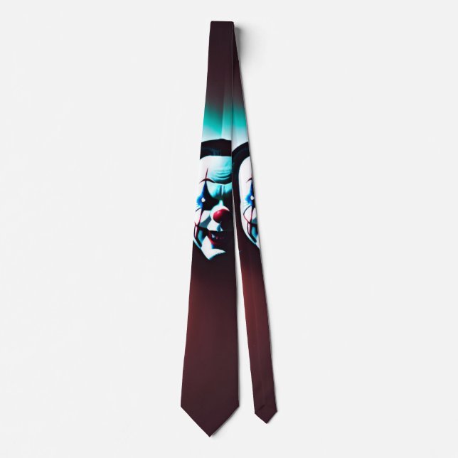 Serious Clown Neck Tie (Front)
