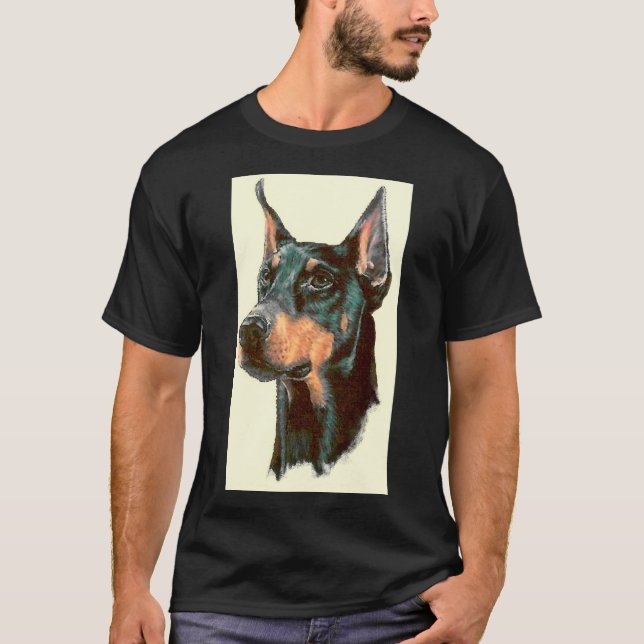 Serious Doberman  49 T-Shirt (Front)