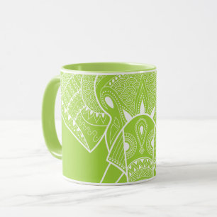 Serious Elephant Green - 10 oz Combo Mug