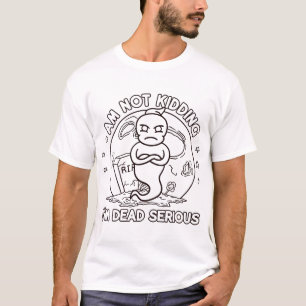 Serious ghost (Lineal) T-Shirt