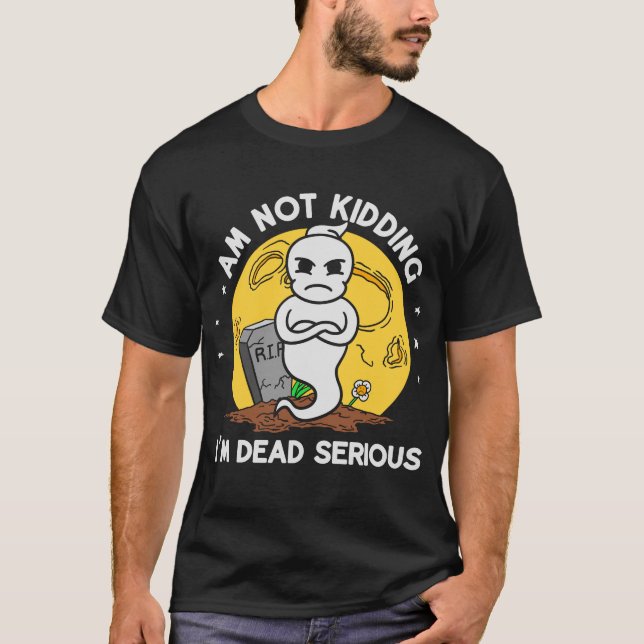 Serious Ghost T-Shirt (Front)