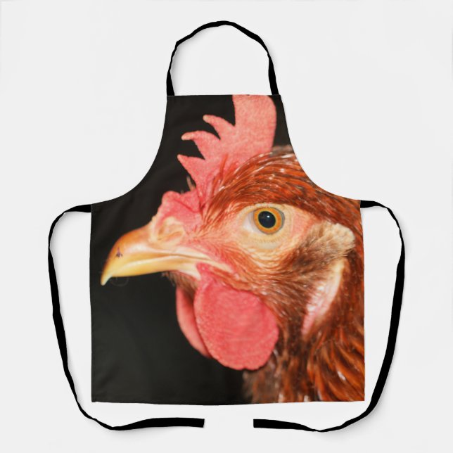 Serious hen apron (Front)