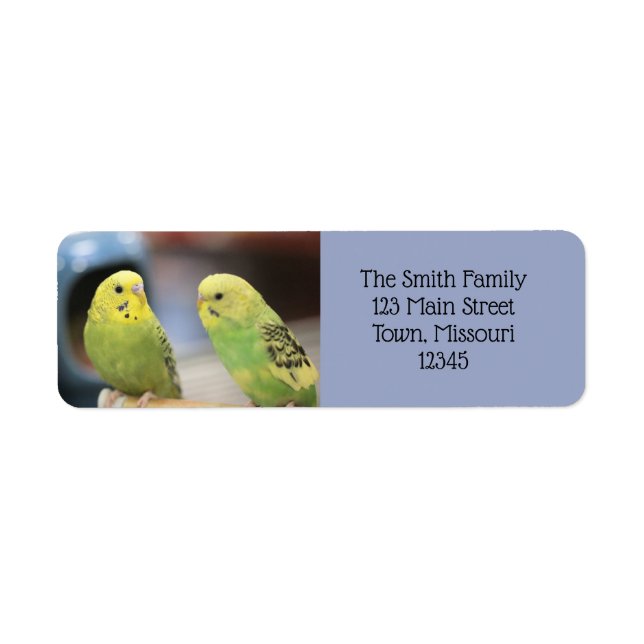 Serious keets return address label (Front)