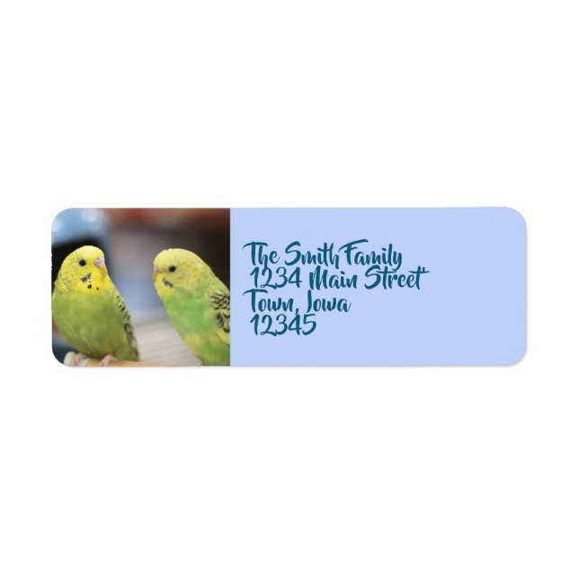 Serious keets return address label (Front)