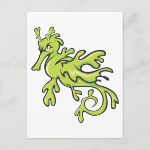 Serious Leafy and Weedy Sea Dragon Postcard