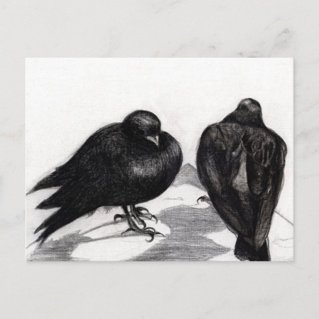 Serious Pigeon Situation 2012 Postcard (Front)