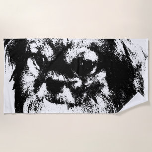Serious Pup Energy Beach Towel